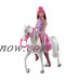 Barbie Doll and Horse, Brunette   555555697